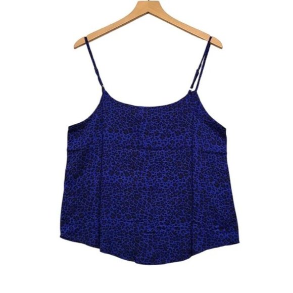 PJ Salvage Camisole Womens XS Blueberry Fields Animal Print Loungewear T… - Picture 3 of 8